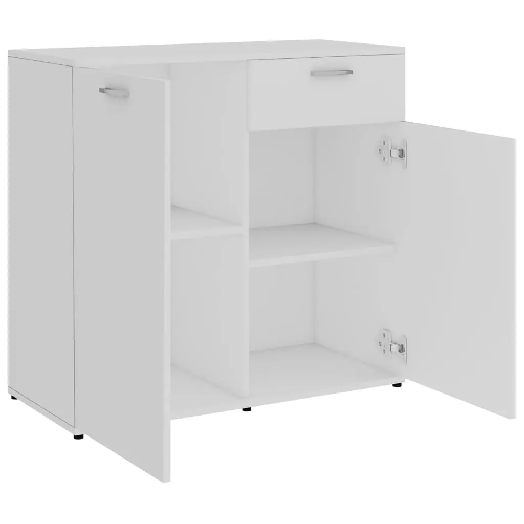 vidaXL Sideboard White 160x36x75 cm Chipboard