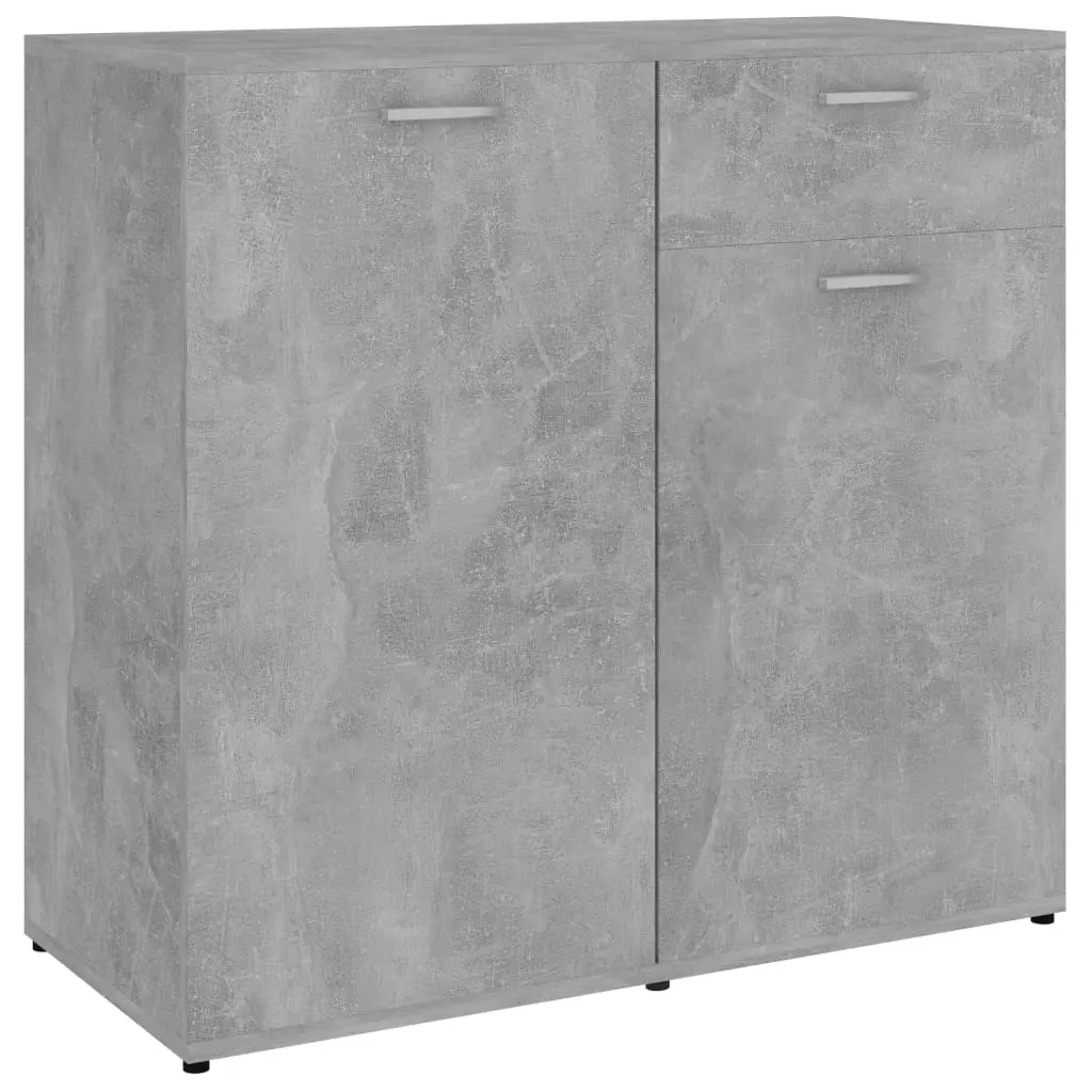 vidaXL Sideboard Concerte Grey 160x36x75 cm Chipboard