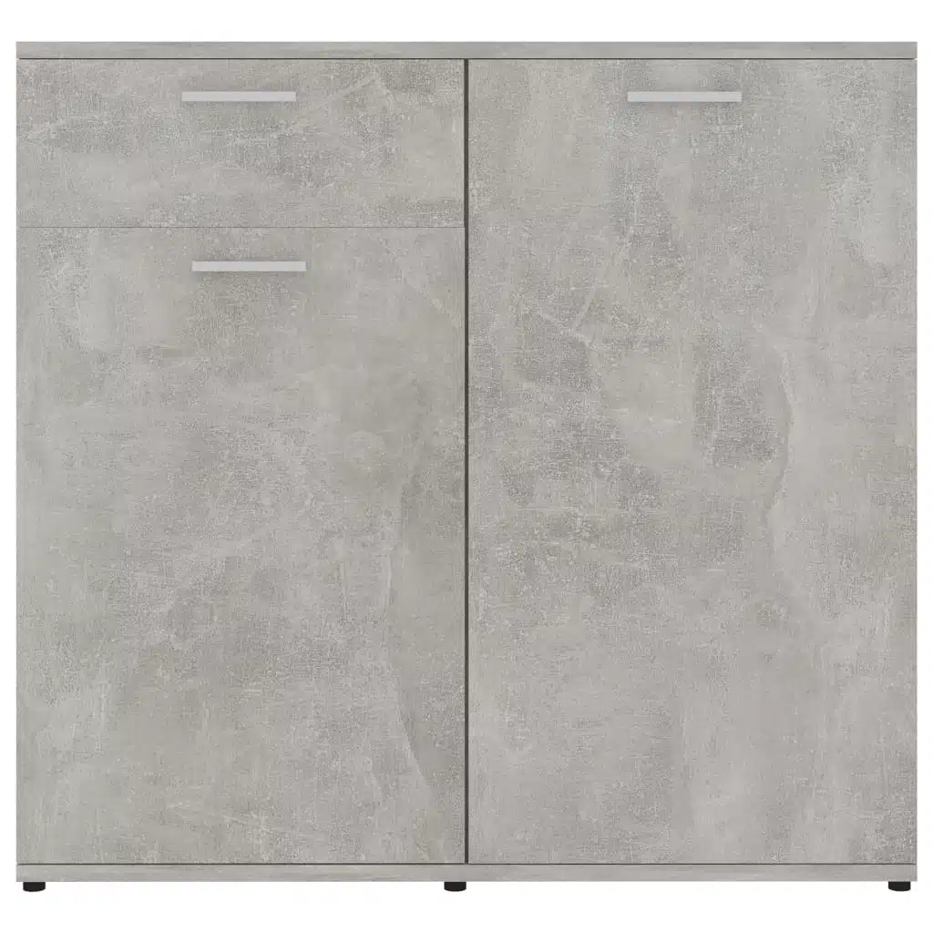 vidaXL Sideboard Concerte Grey 160x36x75 cm Chipboard