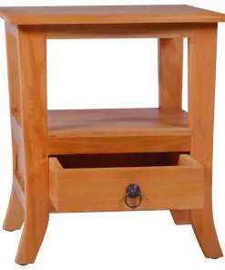 vidaXL Bedside Cabinet Solid Mahogany Wood