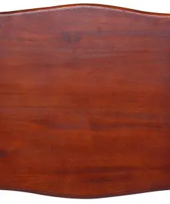 vidaXL Bedside Cabinet Classical Brown Solid Mahogany Wood