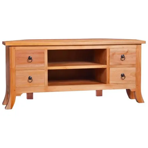 vidaXL TV Cabinet 100x40x45 cm Solid Mahogany Wood