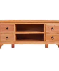 vidaXL TV Cabinet 100x40x45 cm Solid Mahogany Wood