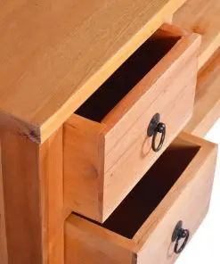 vidaXL TV Cabinet 100x40x45 cm Solid Mahogany Wood