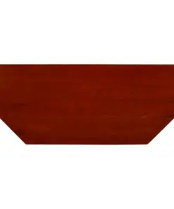 vidaXL TV Cabinet Classical Brown 100x40x45 cm Solid Mahogany Wood