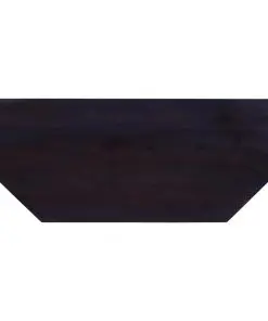 vidaXL TV Cabinet Light Black Coffee 100x40x45 cm Solid Mahogany Wood