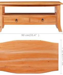 vidaXL Coffee Table 90x50x40 cm Solid Mahogany Wood