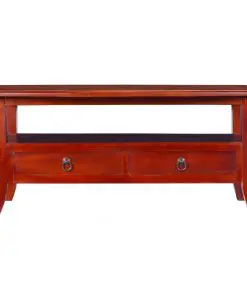 vidaXL Coffee Table Classical Brown 90x50x40 cm Solid Mahogany Wood