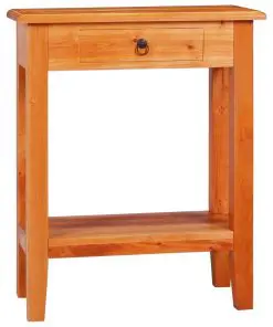 vidaXL Console Table 60x30x75 cm Solid Mahogany Wood