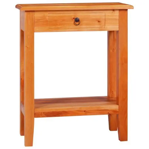 vidaXL Console Table 60x30x75 cm Solid Mahogany Wood
