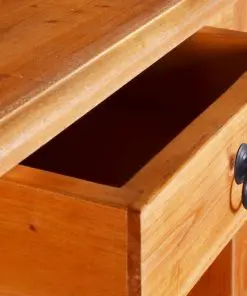 vidaXL Console Table 60x30x75 cm Solid Mahogany Wood