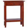 vidaXL Console Table Classical Brown 60x30x75 cm Solid Mahogany Wood