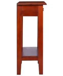 vidaXL Console Table Classical Brown 60x30x75 cm Solid Mahogany Wood