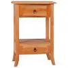 vidaXL Console Table 50x30x75 cm Solid Mahogany Wood