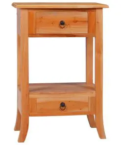 vidaXL Console Table 50x30x75 cm Solid Mahogany Wood