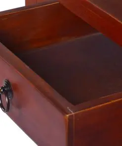 vidaXL Console Table Classical brown 50x30x75 cm Solid Mahogany Wood