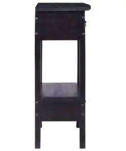 vidaXL Console Table Light Black Coffee 50x30x75 cm Solid Mahogany Wood