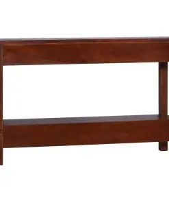 vidaXL Console Table Classical Brown 120x30x75 cm Solid Mahogany Wood