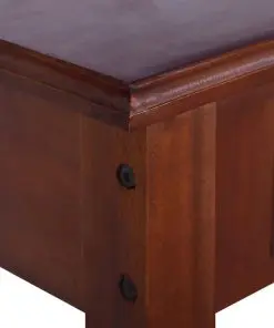 vidaXL Console Table Classical Brown 120x30x75 cm Solid Mahogany Wood