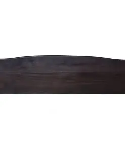 vidaXL Console Table Light Black Coffee 120x30x75 cm Solid Mahogany Wood