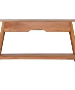 vidaXL Console Table 120x30x75 cm Solid Mahogany Wood