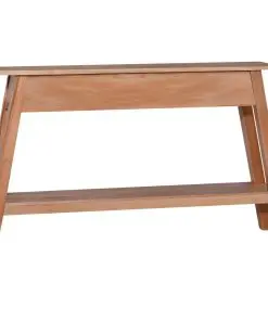 vidaXL Console Table 120x30x75 cm Solid Mahogany Wood