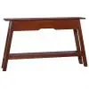 vidaXL Console Table Classical Brown 120x30x75 cm Solid Mahogany Wood