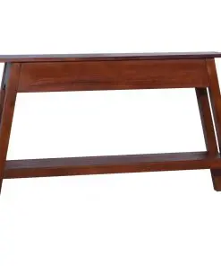 vidaXL Console Table Classical Brown 120x30x75 cm Solid Mahogany Wood