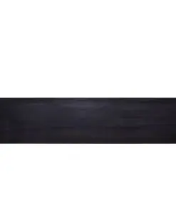 vidaXL Console Table Black 120x30x75 cm Solid Mahogany Wood