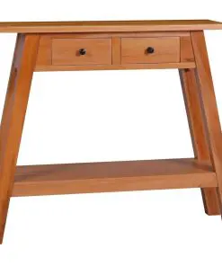 vidaXL Console Table 90x30x75cm Solid Mahogany Wood
