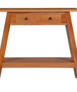 vidaXL Console Table 90x30x75cm Solid Mahogany Wood