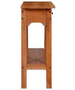 vidaXL Console Table 90x30x75cm Solid Mahogany Wood