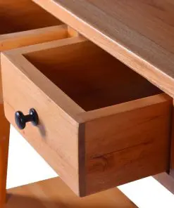 vidaXL Console Table 90x30x75cm Solid Mahogany Wood