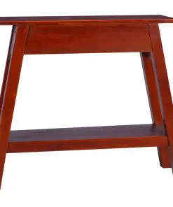 vidaXL Console Table Classical Brown 90x30x75cm Solid Mahogany Wood