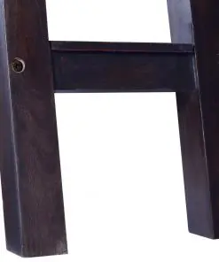 vidaXL Console Table Light Black Coffee 90x30x75cm Solid Mahogany Wood