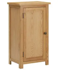 vidaXL Cupboard 45x32x85 cm Solid Oak Wood