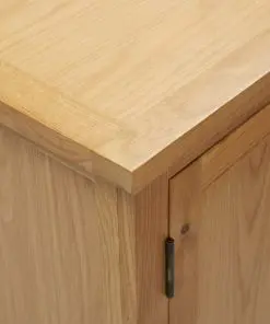 vidaXL Cupboard 45x32x85 cm Solid Oak Wood