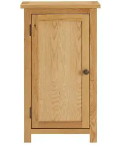 vidaXL Cupboard 45x32x85 cm Solid Oak Wood
