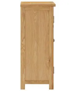 vidaXL Cupboard 45x32x85 cm Solid Oak Wood