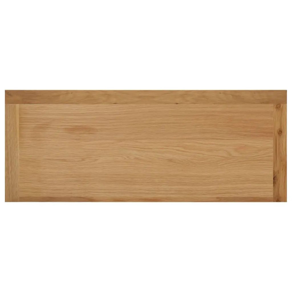 vidaXL Wine Cabinet for 11 Bottles 80x32x80 cm Solid Oak Wood