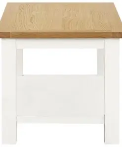 vidaXL Coffee Table 90x45x40 cm Solid Oak Wood