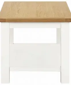 vidaXL Coffee Table 110x55x40 cm Solid Oak Wood