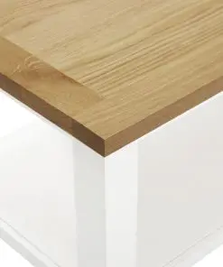 vidaXL Coffee Table 110x55x40 cm Solid Oak Wood