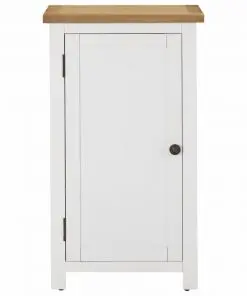 vidaXL Cupboard 45x32x85 cm Solid Oak Wood