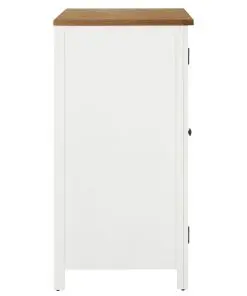 vidaXL Wardrobe 76x52x105 cm Solid Oak Wood