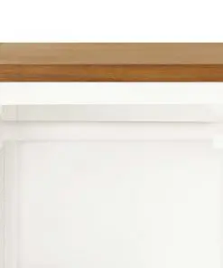 vidaXL Wardrobe 76x52x105 cm Solid Oak Wood