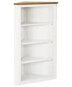 vidaXL Corner Cabinet 59x36x100 cm Solid Oak Wood