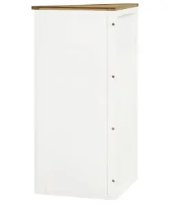 vidaXL Corner Cabinet 59x36x100 cm Solid Oak Wood