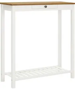 vidaXL Bar table 100x40x110 cm Solid Oak Wood