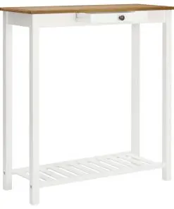 vidaXL Bar table 100x40x110 cm Solid Oak Wood